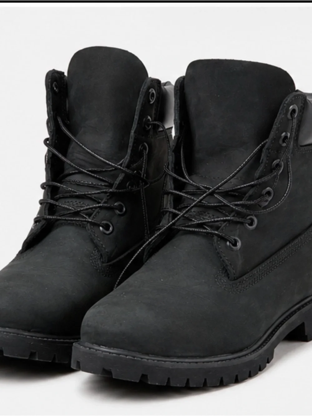 Timberland Black Kids Lace-Up Work Boots